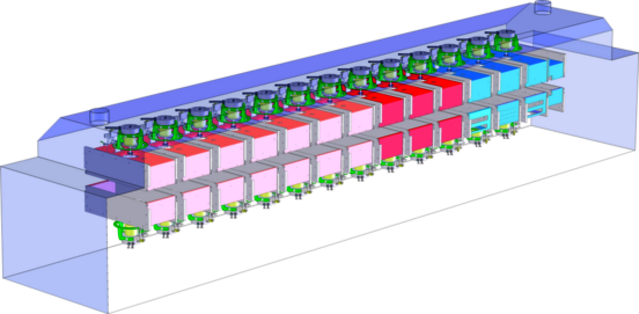 Die Ersa HOTFLOW Reflowlötanlagen sind verfügbar mit acht bis 26 Heizzonen bei Prozesslängen von 3,30 bis 7,10 m Die Ersa HOTFLOW Reflowlötanlagen sind verfügbar mit acht bis 26 Heizzonen bei Prozesslängen von 3,30 bis 7,10 m