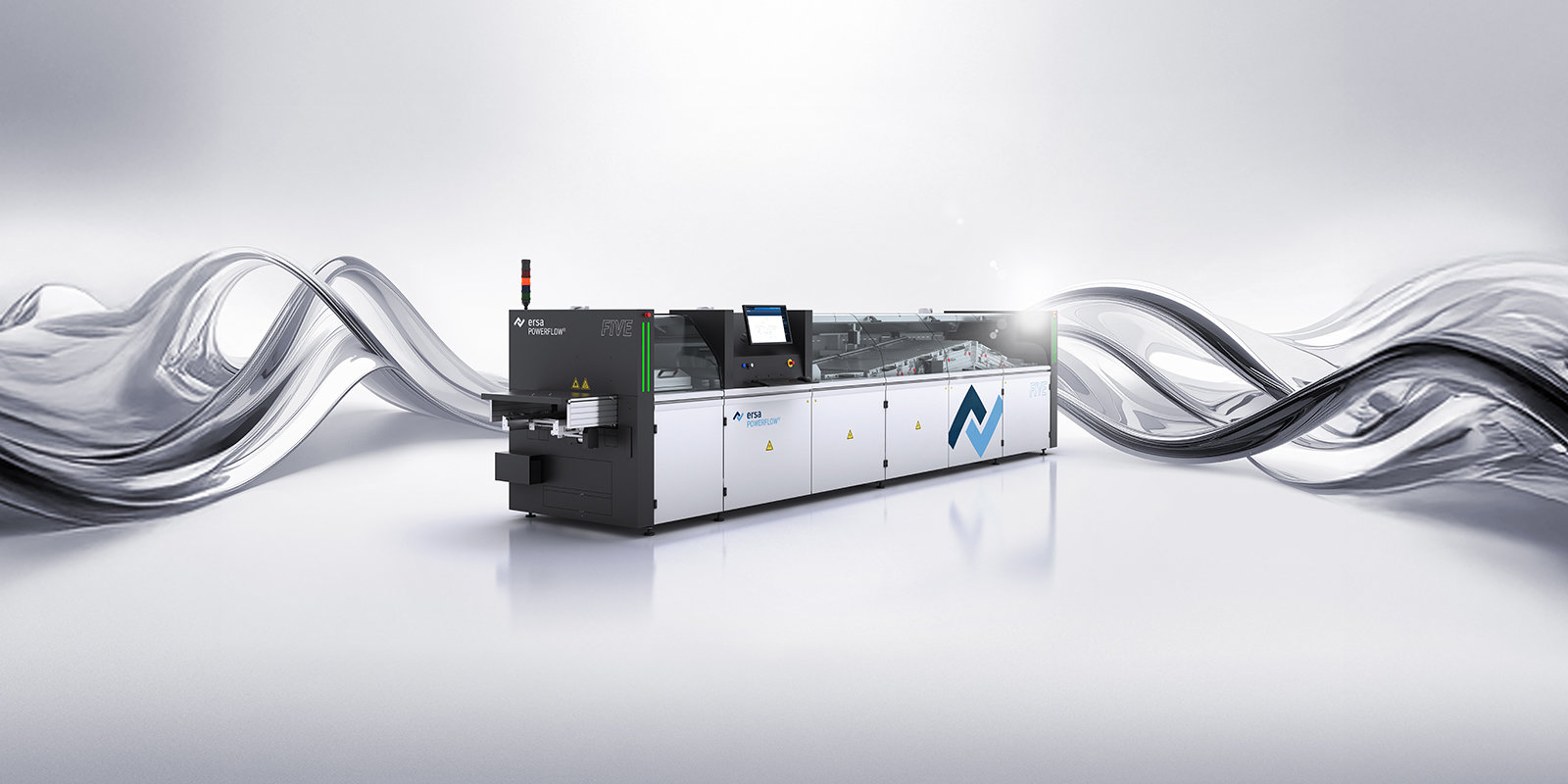 Ersa Wellenlötsysteme neu gedacht: POWERFLOW FIVE + POWERFLOW ONE Ersa Wellenlötsysteme neu gedacht: POWERFLOW FIVE + POWERFLOW ONE