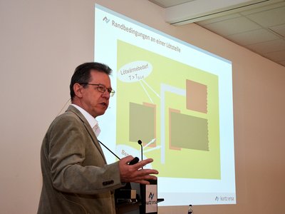 Jürgen Friedrich führt als Leiter Anwendungstechnik bei der Ersa GmbH ins Thema „Design for Manufacturing“ ein