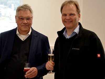 Lutz Böse mit Ersa Geschäftsführer Dr. Michael Fischer