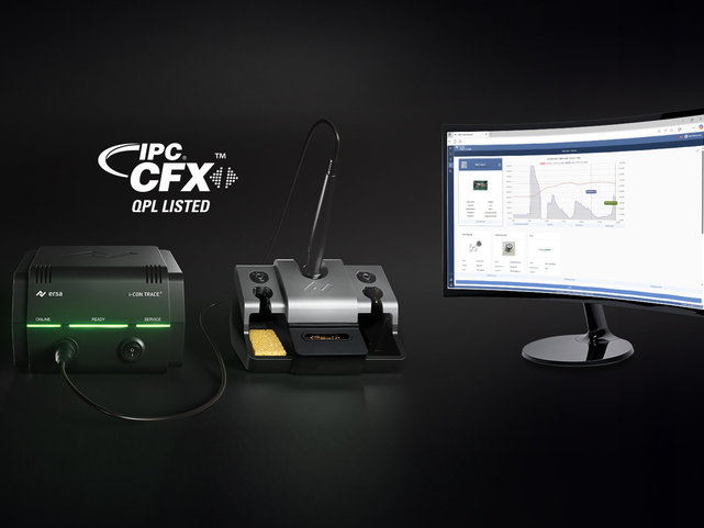 Die erste manuelle Lötstation mit IPC/CFX-Zertifizierung Die erste manuelle Lötstation mit IPC/CFX-Zertifizierung