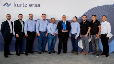 Das lokale Juárez-Team von Kurtz Ersa México