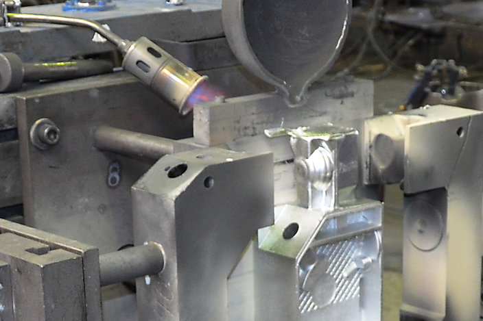 Gesteuerte Füllung für maximale Qualität Kurtz Schwerkraftguss