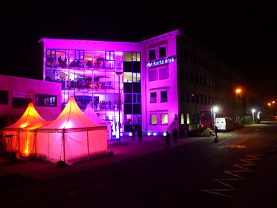 Kurtz Ersa-Hausmesse 2017: Konzernzentrale festlich illuminiert
