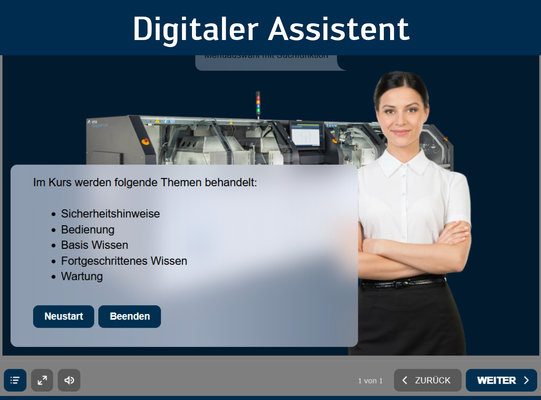 Digitaler Assistent Digitaler Assistent
